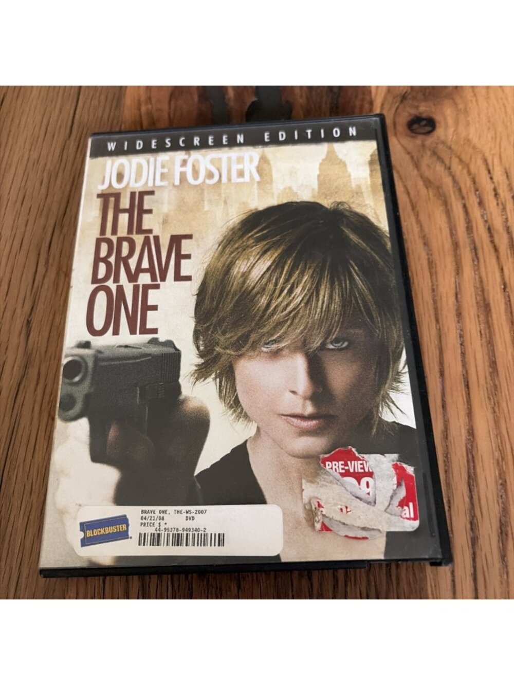 The Brave One (DVD, 2007) Blockbuster Tested Working